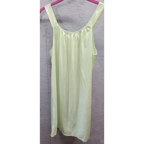 Vintage 60s Berkliff Lace front Nightgown Nightie Nylon Lingerie Sz Med 36 - Picture 7 of 12